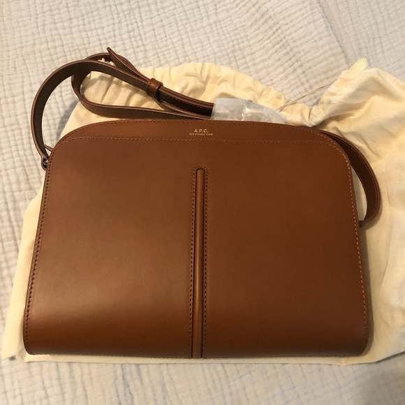 A.P.C. APC Chestnut Brown Aurelie Bag Purse - Picture 1 of 8